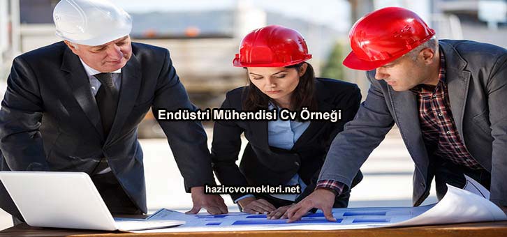 Endüstri Mühendisi Cv Örneği