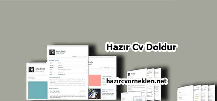Boş Cv İndir - Hazır Cv Örnekleri - Cv Örnekleri